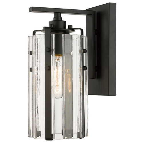 Alverton Matte Black Sconce by Z-Lite