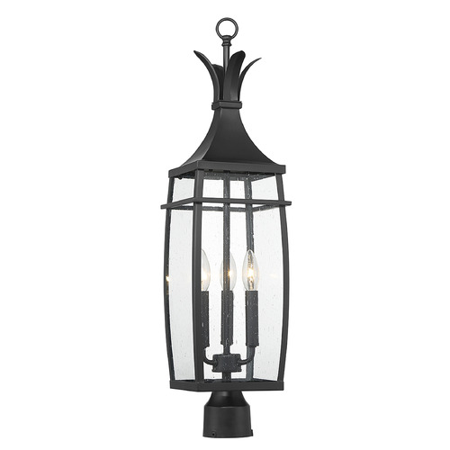 Savoy House Montpelier 29-Inch Outdoor Wall Light in Matte Black by Savoy House 5-769-BK