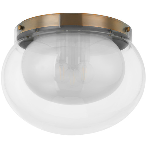 Troy Lighting Magma Patina Brass LED Flushmount Light