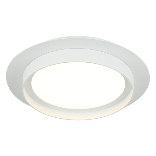 Matteo Lighting Iris Matte White LED Flushmount Light