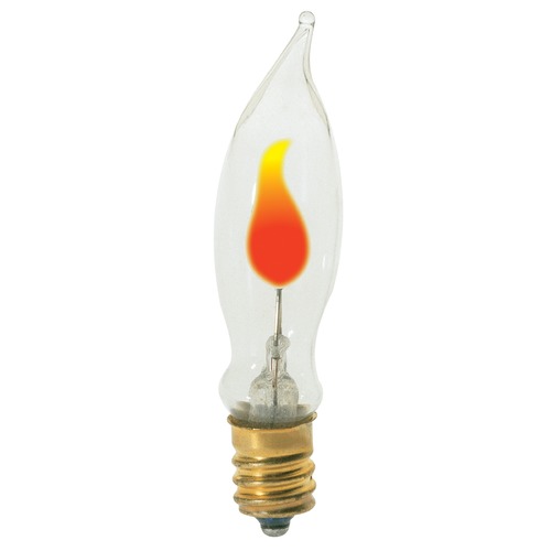 Satco Lighting Incandescent CA5 Light Bulb Candelabra Base 120V Dimmable by Satco S3761