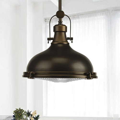 Coastal Pendant in Oil Rubbed Bronze by Progress Lighting