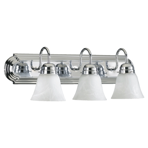 Chrome Bathroom Light by Quorum Lighting