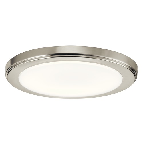 Zeo 10-Inch Brushed Nickel LED Flush Mount 3000K by Kichler Lighting
