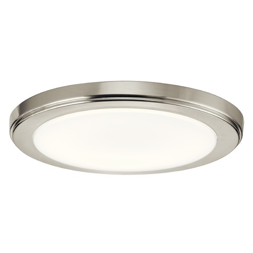 Kichler Lighting Zeo 10-Inch Brushed Nickel LED Flush Mount 3000K by Kichler Lighting 44246NILED30