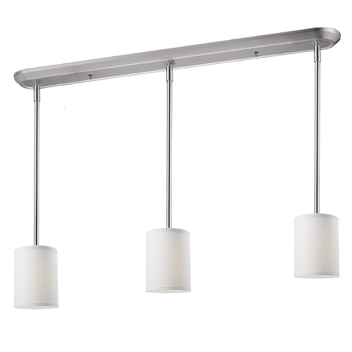 Z-Lite Albion Brushed Nickel Multi-Light Pendant by Z-Lite 171-6-3W