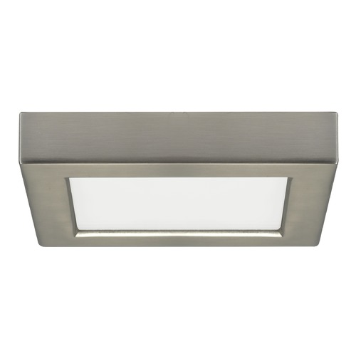 Satco Lighting Blink 5.5-Inch LED Square Surface Mount 10.5W Nickel 3000K by Satco Lighting S21503
