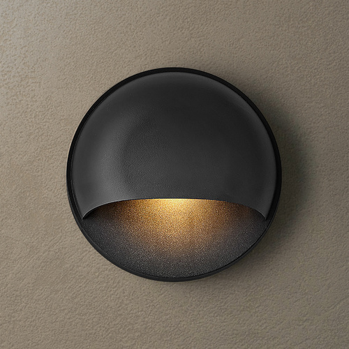 Nuvi 3-Inch 12V LED Deck Sconce in Black by Hinkley Lighting