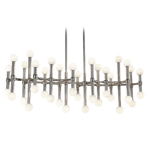 Rivoli Polished Nickel LED Chandelier by Kuzco Lighting