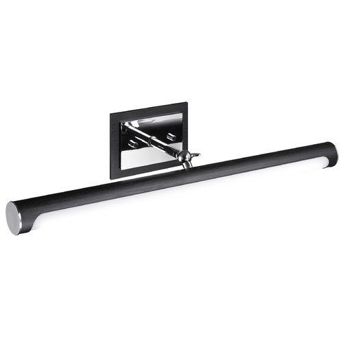 Lexon Oxidized Black & Chrome LED Picture Light by Matteo Lighting