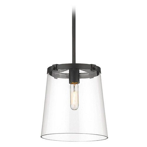 Callista Matte Black Mini Pendant by Z-Lite