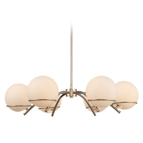 Kalco Lighting Everett 6-Light Chandelier in Polished Nickel by Kalco Lighting 513571PN