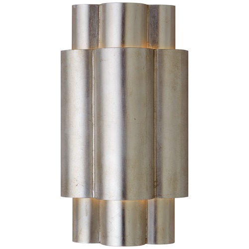 Aerin ARABelle Sconce in Burnished Silver Leaf by Visual Comfort Signature
