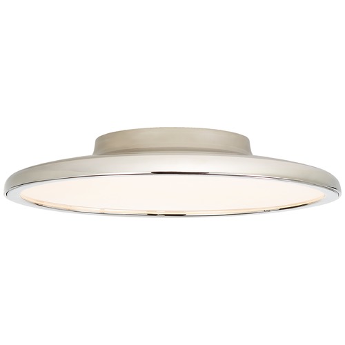 Visual Comfort Signature Collection Peter Bristol Dot 13-Inch Flush Mount in Nickel by Visual Comfort Signature PB4000PN