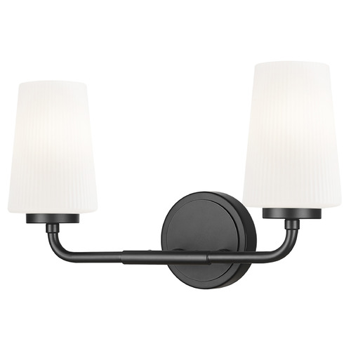 Z-Lite Montford Matte Black Bathroom Light
