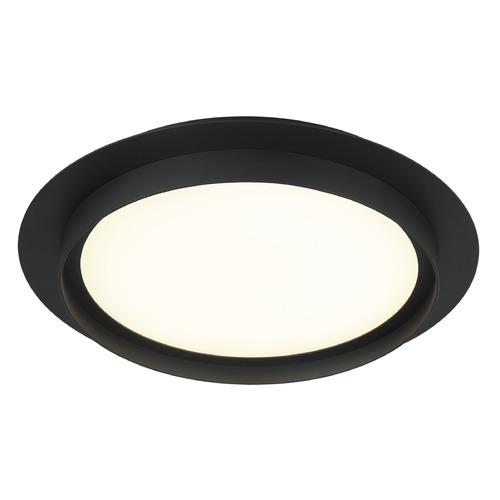 Matteo Lighting Matteo Lighting Iris Matte Black LED Flushmount Light X20216MB