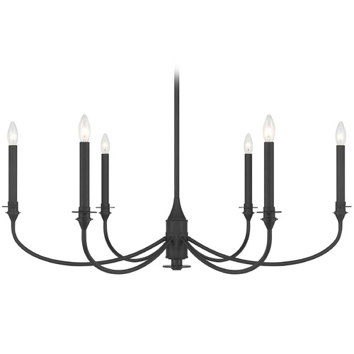 Savoy House Lighting Matte Black Chandelier