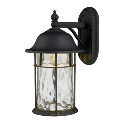 Elk Lighting LED Outdoor Wall Light with Clear Glass in Matte Black Finish 42260/1