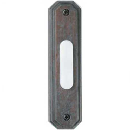 Lighted Surface Mount Doorbell Button in Rustic Brick by Craftmade Lighting