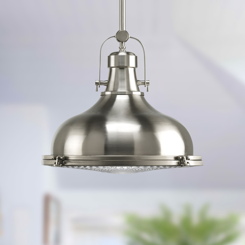 Progress Lighting Coastal Pendant in Brushed Nickel by Progress Lighting P5197-09