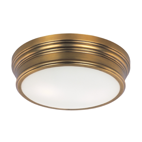 Maxim Lighting Fairmont Natural Aged Brass Flush Mount by Maxim Lighting 22370SWNAB