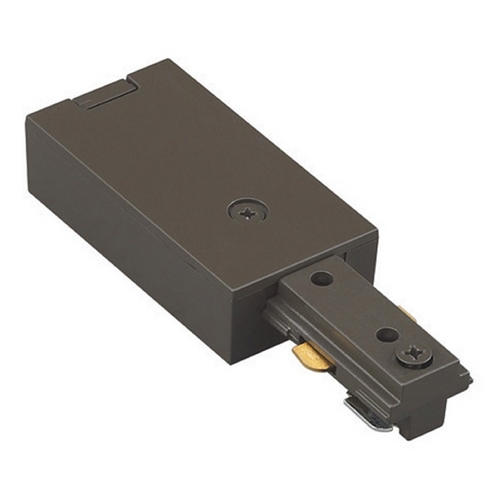 Dark Bronze H Track Live End Connector by WAC Lighting