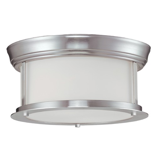 Z-Lite Sonna Brushed Nickel Flush Mount by Z-Lite 2002F10-BN