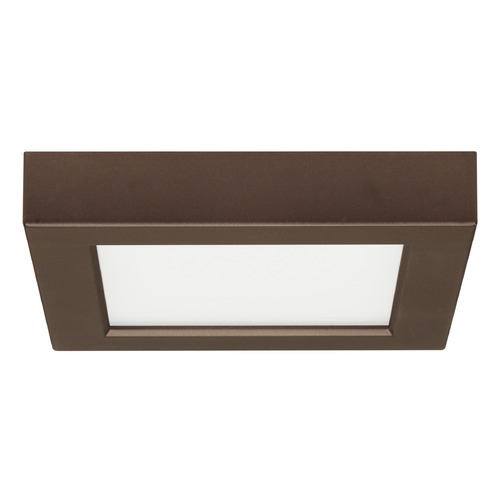 Blink 5.5-Inch LED Square Surface Mount 10.5W Bronze 3000K by Satco Lighting