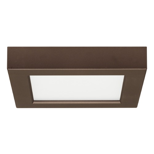 Satco Lighting Blink 5.5-Inch LED Square Surface Mount 10.5W Bronze 3000K by Satco Lighting S21504