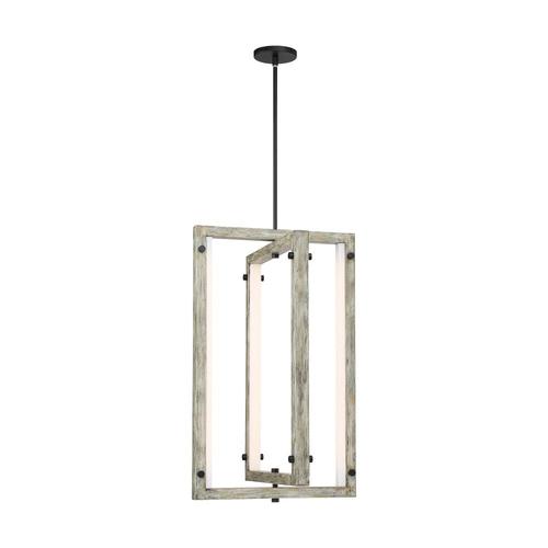 Nuvo Lighting Alta Black & Gray Wood LED Pendant by Nuvo Lighting 62/1551