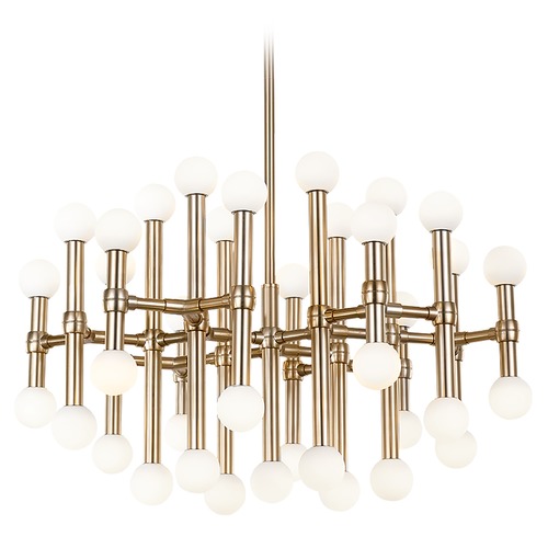 Kuzco Lighting Rivoli Brushed Gold LED Chandelier by Kuzco Lighting CH96128-BG