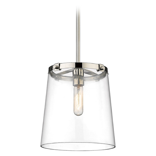 Callista Polished Nickel Mini Pendant by Z-Lite