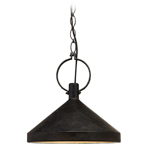 Visual Comfort Signature Collection Suzanne Kasler Limoges Large Pendant in Natural Rust by Visual Comfort Signature SK5363NRAI