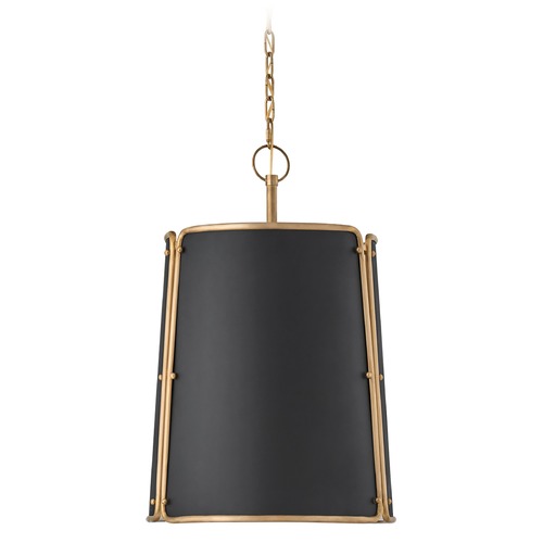 Carrier & Company Hastings Pendant in Antique Brass by Visual Comfort Signature