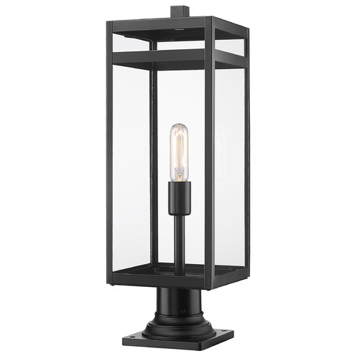 Nuri Black Post Light by Z-Lite