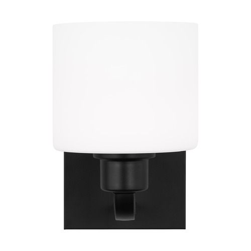 Generation Lighting Canfield Midnight Black LED Sconce by Generation Lighting 4128801EN3-112