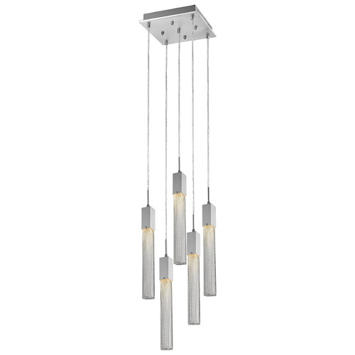 Avenue Lighting Boa 5-Light Polished Chrome LED  Multi-Light Pendant by Avenue Lighting HF1900-5-BOA-CH