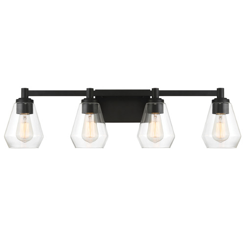 Clarity 4-Light Bath Light in Coal by Minka Lavery