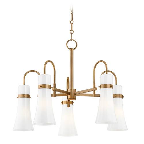 Troy Lighting Maple Patina Brass LED Chandelier