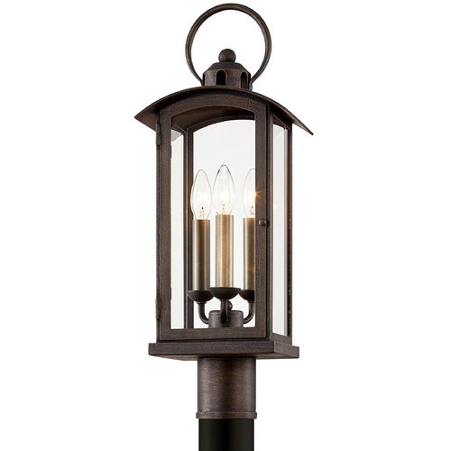 Troy Lighting Troy Lighting Chaplin Vintage Bronze Post Light P7445-VBZ