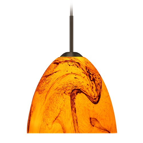 Besa Lighting Sasha Bronze Mini-Pendant Light