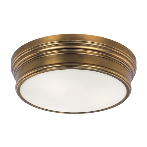 Maxim Lighting Fairmont Natural Aged Brass Flush Mount by Maxim Lighting 22371SWNAB