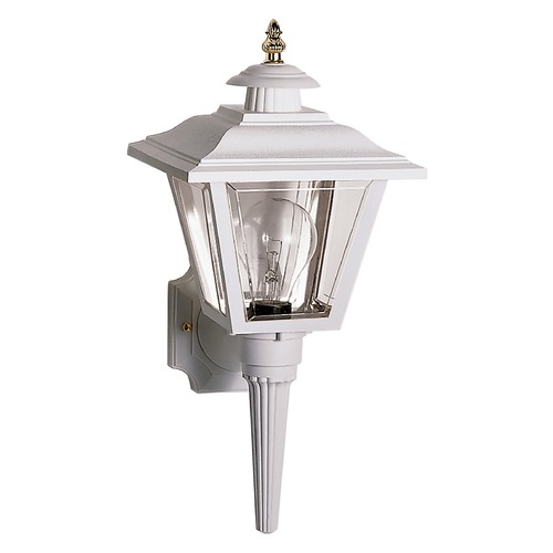 White Outdoor Wall Light by Nuvo Lighting