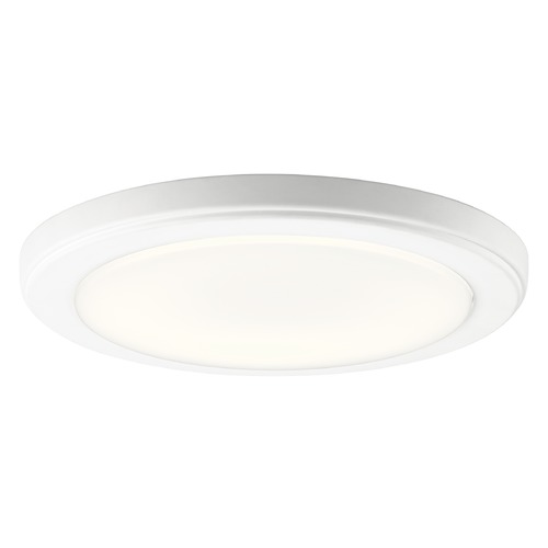 Kichler Lighting Zeo 10-Inch White LED Flush Mount 3000K by Kichler Lighting 44246WHLED30