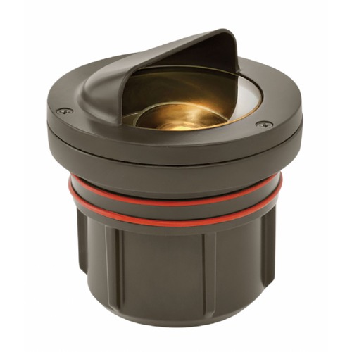 Shielded Well Light Matte Bronze LED In-Ground Well Light by Hinkley Lighting
