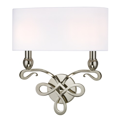 Hudson Valley Lighting Pawling Polished Nickel Sconce by Hudson Valley Lighting 7212-PN