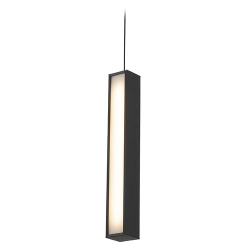 Modern Forms by WAC Lighting Chaos Black LED Mini Pendant by Modern Forms PD-64814-BK