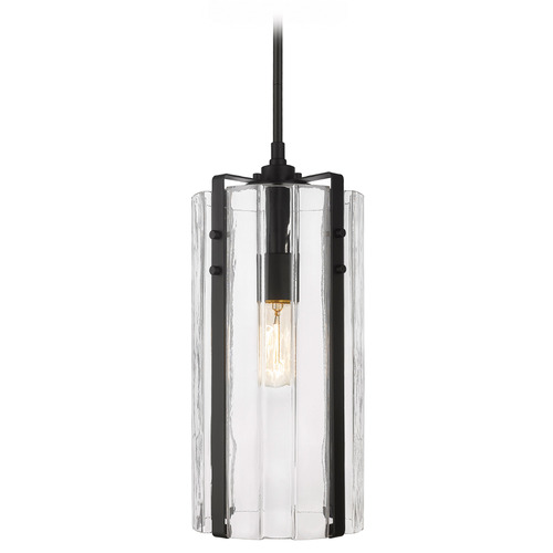 Alverton Matte Black Mini Pendant by Z-Lite