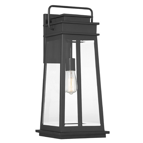 Boone 24.75-Inch Outdoor Wall Light in Matte Black by Savoy House
