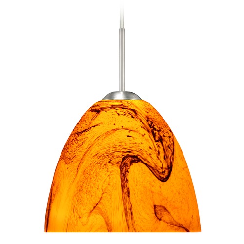 Besa Lighting Sasha Satin Nickel Mini-Pendant Light